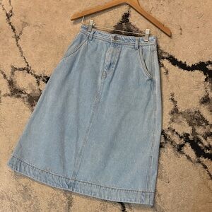 Vero Moda Light Blue A-Line Skirt